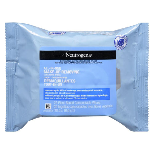 NEUTROGENA ALL-IN-ONE TOWELS, 6 X 25 UN