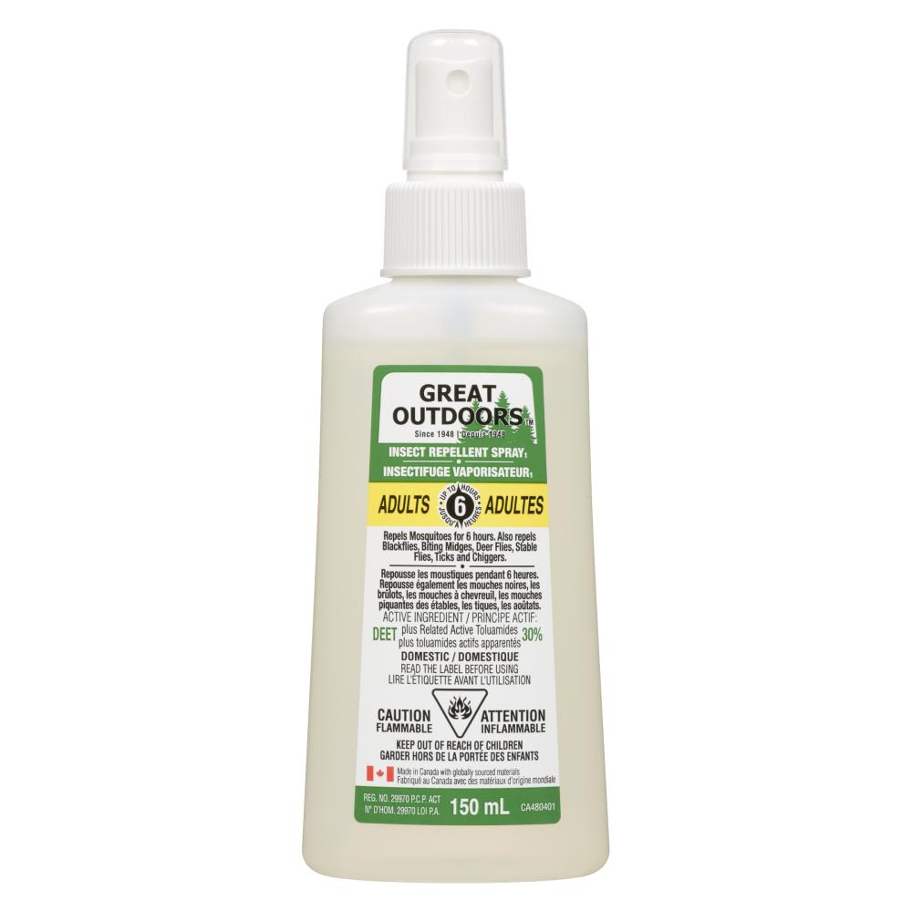 G.O. INSECT REPELLENT ADULT SPRAY 30% DEET, 12 X 150 ML