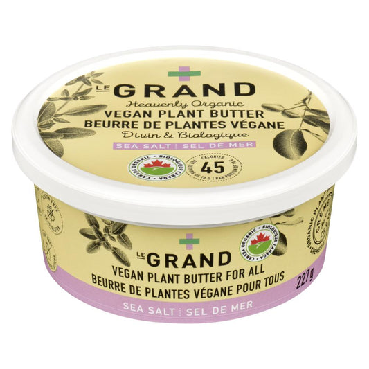LEGRAND VEGAN SEA SALT ORGANIC BUTTER, 4 X 227 G