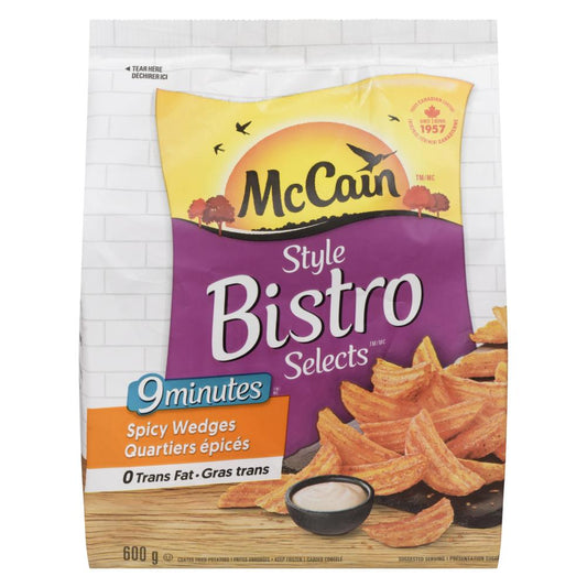 MCCAIN QUICK EASY QUARTERED POTATOES, 12 X 600 G