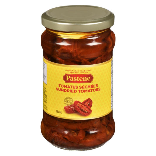 PASTENE SUN-DRIED TOMATOES IN OIL, 12 X 280 ML