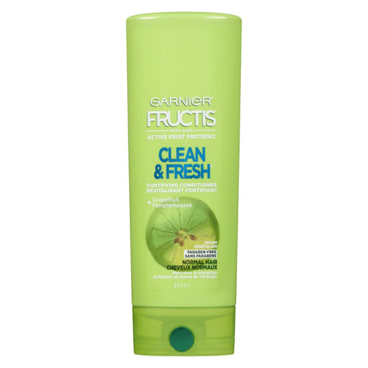 GARNIER FRUCTIS CLEAN FRESH REVITALIZING CONDITIONER, 6 X 354 ML
