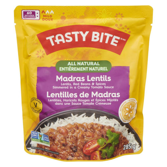 TASTY BITES MADRAS LENTILS, 6 X 285 G