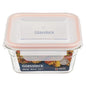 GLASSLOCK RECTANGULAR CONTAINER SAFE 900ML, 6 X 1 UN