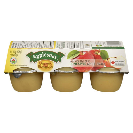 APPLESNAX, APPLE SAUCE HOMESTYLE CUPS OR, 12 x 6/113G