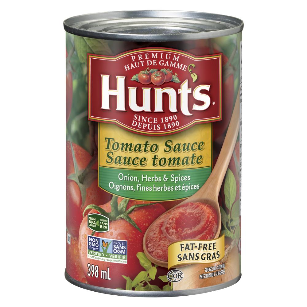HUNT'S ITALIAN STYLE TOMATO SAUCE, 24 X 398 ML