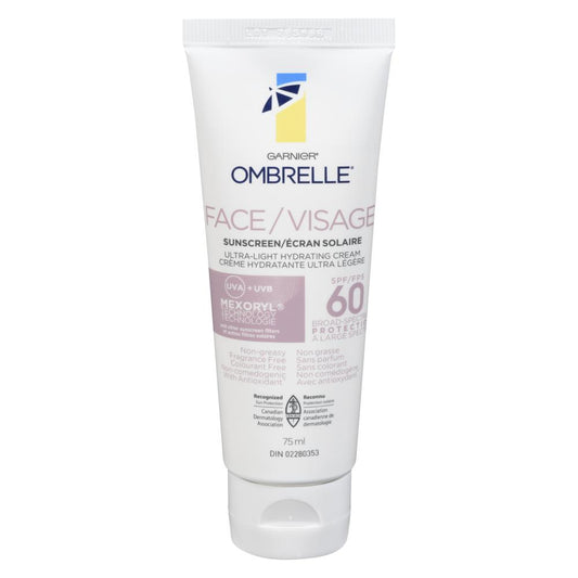 OMBRELLE FACE CREAM SPF60, 6 X 75 ML