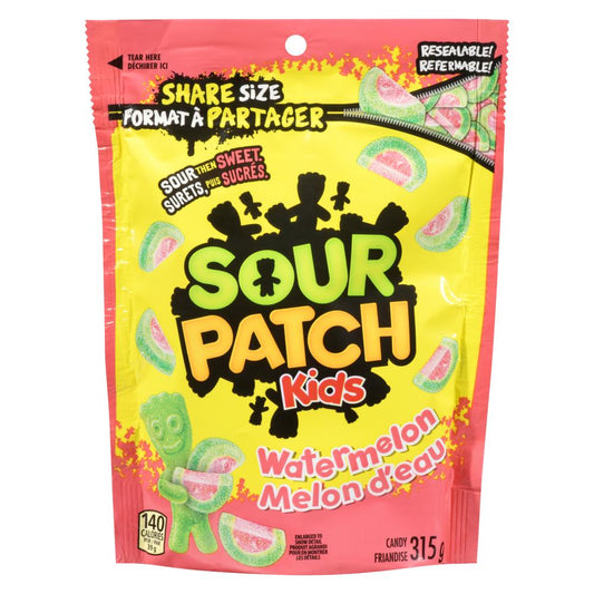 MAYNARDS SOUR PATCH WATERMELON CANDY, 12 X 315 G