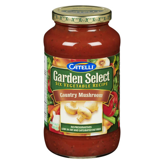 CATELLI SAUCE WITH MUSHROOMS AND PEPPERS, 12 X 640 ML
