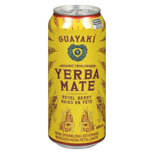 GUAYAKI YERBA MATE BERRY DRINK, 12 X 458 ML