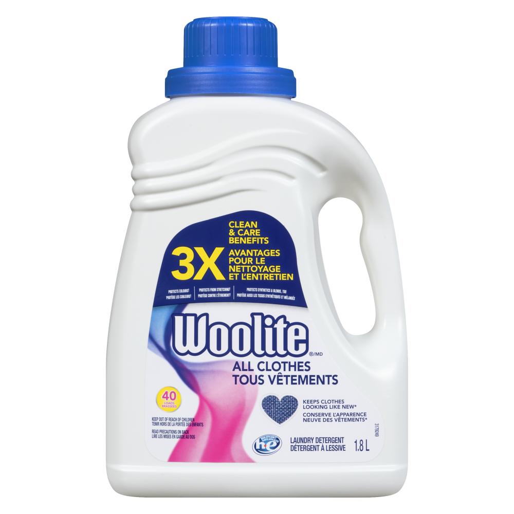 WOOLITE DAILY DETERGENT 40BR, 6 X 1.8 L