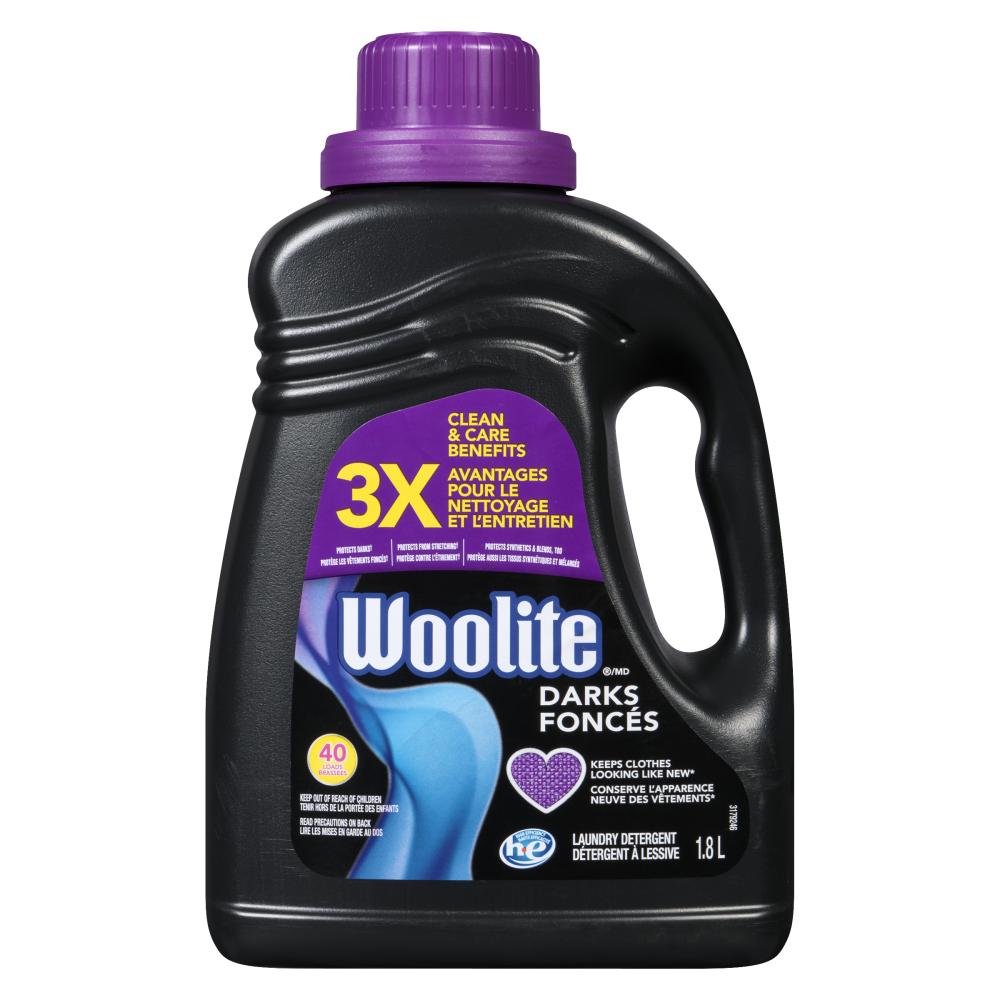 WOOLITE DARK DETERGENT 40BR, 6 X 1.8 L
