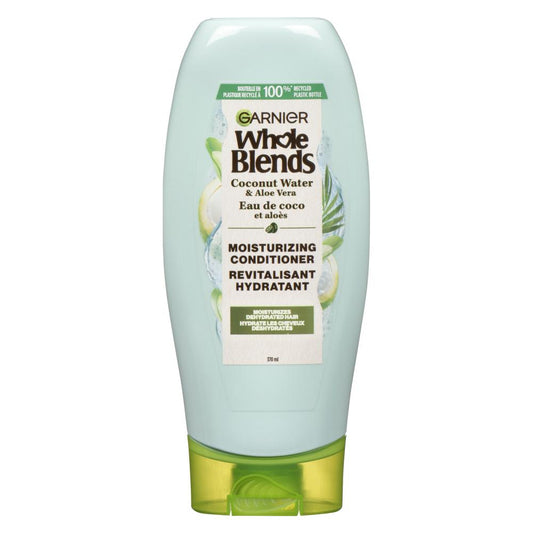 GARNIER WHOLE BLENDS COCONUT WATER & ALOE REVITALIZING SHAMPOO, 6 X 370 ML