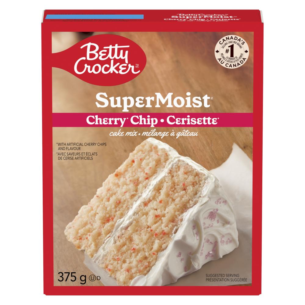 BETTY CROCKER CHERRY MOIST CAKE MIX, 12 X 375 G
