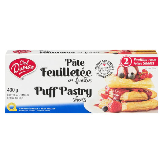DUMAS PUFF PASTRY SHEETS, 12 X 400 G