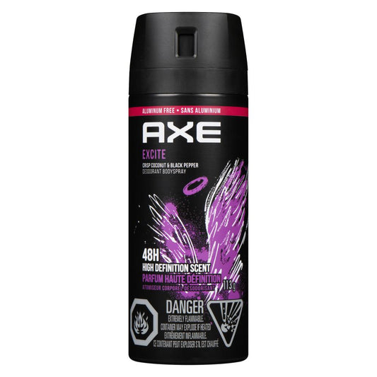 AXE DAILY EXCITE BODY SPRAY, 12 X 113 G