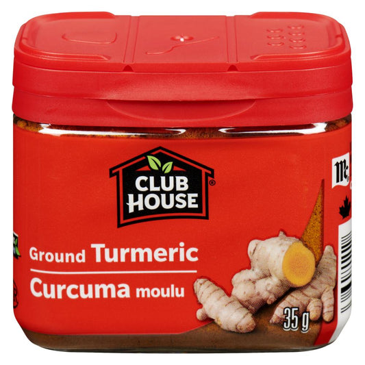 CLUBHOUSE GROUND TURMERIC, 12 X 35 G
