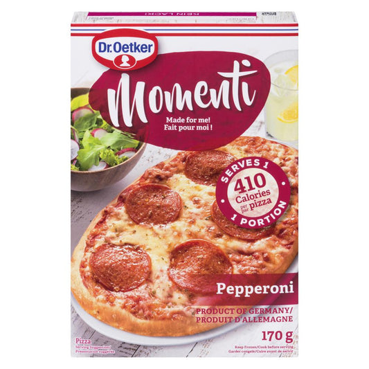 DROETKER MOMENTI PEPPERONI PIZZA, 10 X 170 G