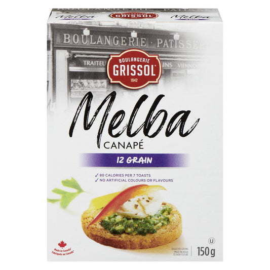 GRISSOL 12 GRAIN MELBA CANAPE, 12 X 150 G