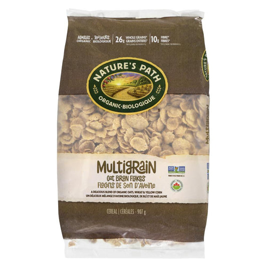NATURE'S PATH EARTH-FRIENDLY BAG OAT BRAN ORGANIC, 6 X 907 G