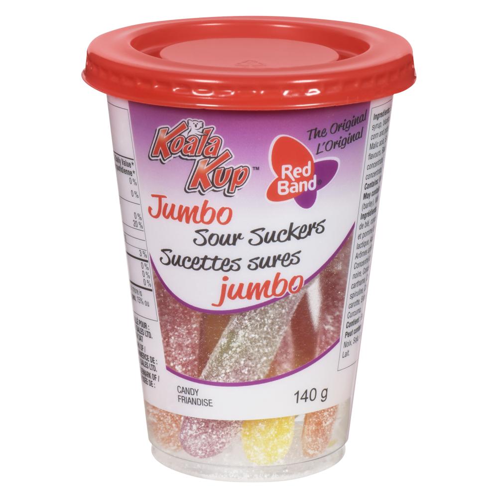 KOALA GIANT SOUR LOLLIPOPS, 12 X 140 G