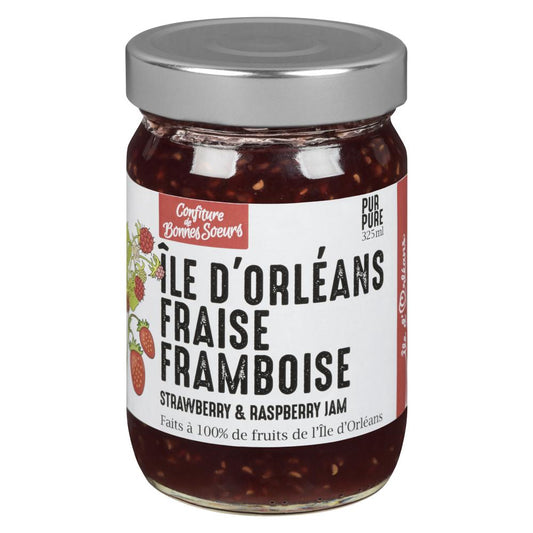 BONNE SOEUR FRAMBERRY STRAWBERRY JAM, 12 X 325 ML