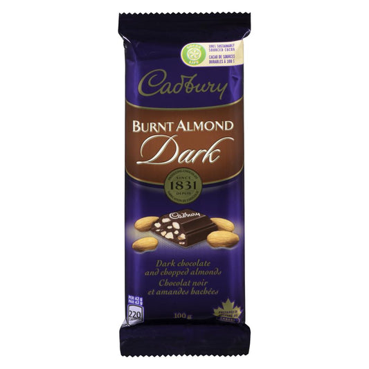 CADBURY CHOCOLATE BAR GRILLED ALMOND, 24 X 100 G