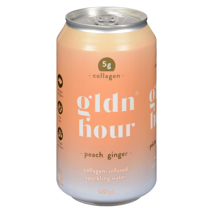 GLDN HOUR, PEACH GINGER, 12 x 355ML