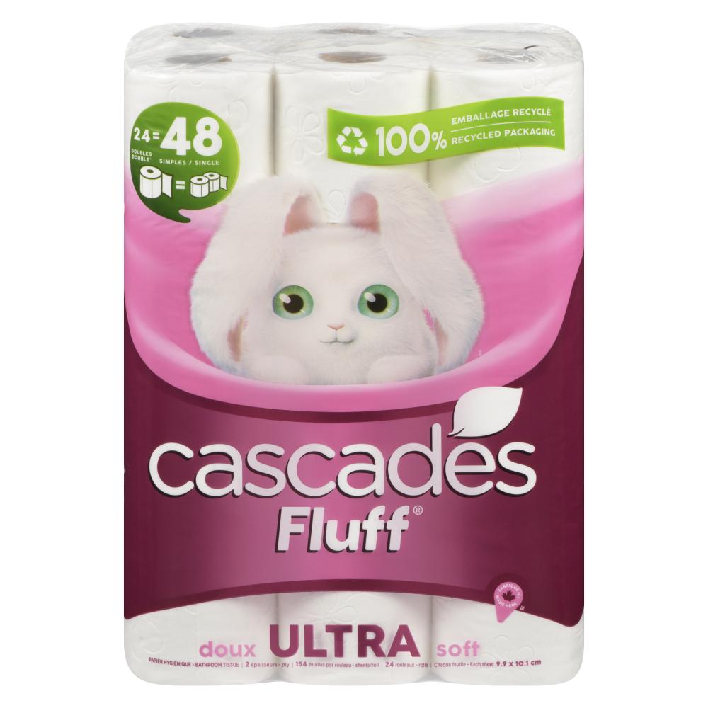 CASCADE ULTIMATE DOUBLE ENVIRONMENT HYGIENE PAPER TOWELS, 2 X 24 UN