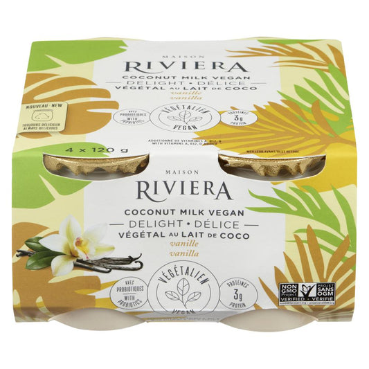 RIVIERA VEGEDELIC VANILLA COCONUT, 6 X 4 X 120 G