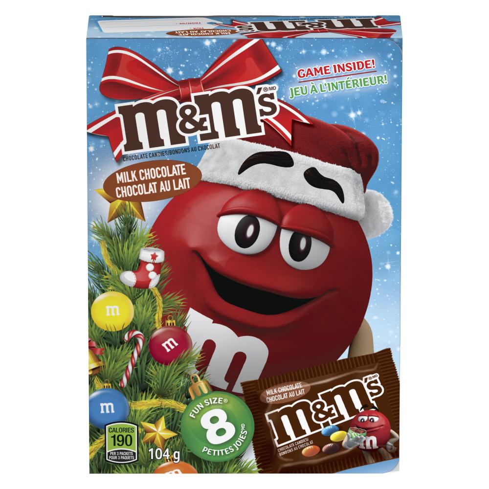 M&M CHRISTMAS BOOK MILK CHOCOLATE, 24 X 104 G