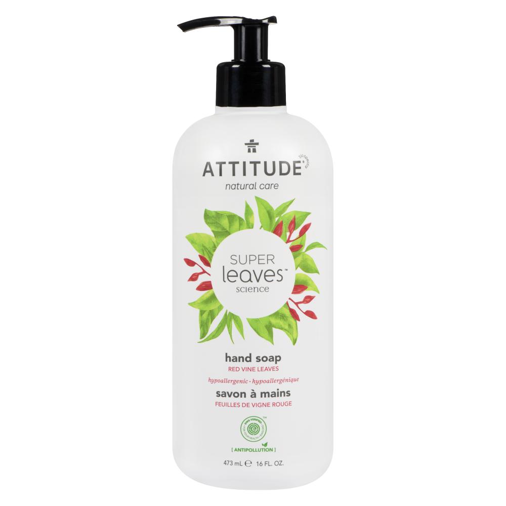 ATTITUDE HAND SOAP GRAPEVINE LEAF, 6 X 473 ML