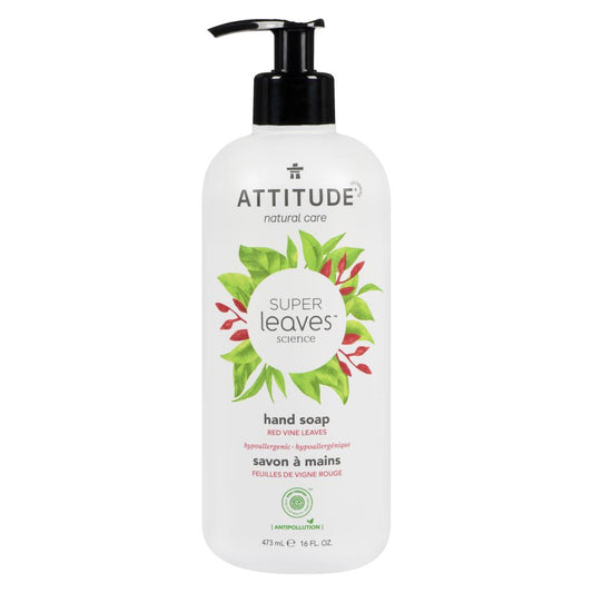 ATTITUDE HAND SOAP GRAPEVINE LEAF, 6 X 473 ML