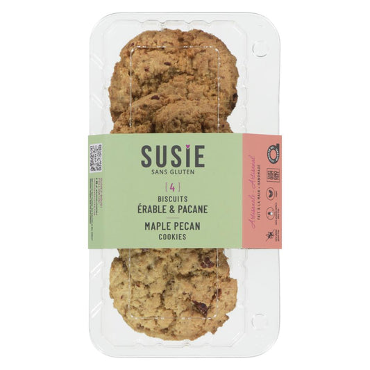 SUSIE GLUTEN FR, MAPLE PECAN COOKIES, 8 x 164G
