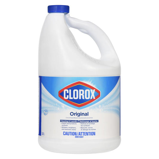 CLOROX ORIGINAL BLEACH, 3 X 3.57 L