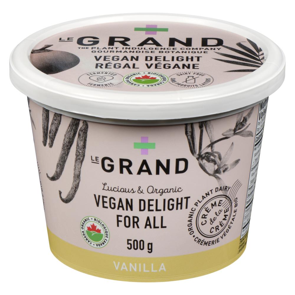 LEGRAND VEGAN VANILLA ORGANIC YOGURT, 4 X 500 G