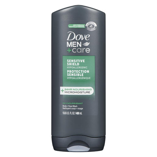 DOVE MEN BODY WASH SENSITIVE SKIN, 6 X 400 ML