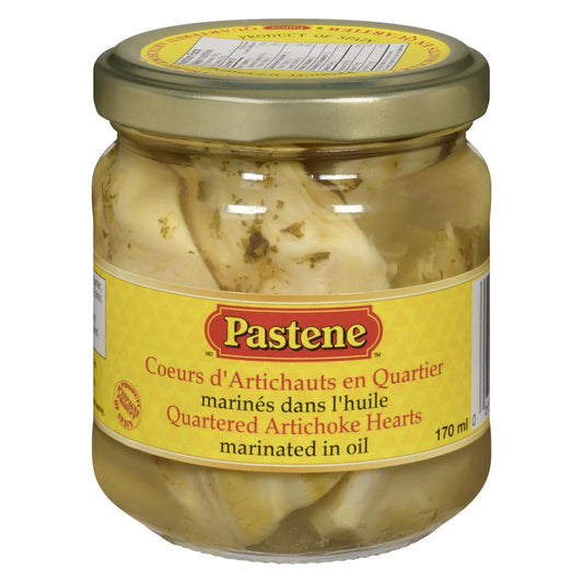 PASTENE ARTICHOKE HEARTS, 12 X 170 ML