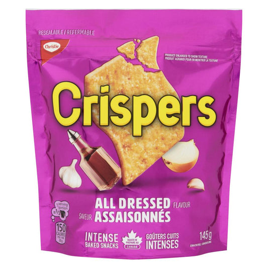 CHRISTIE SEASONED CRISPERS, 12 X 145 G