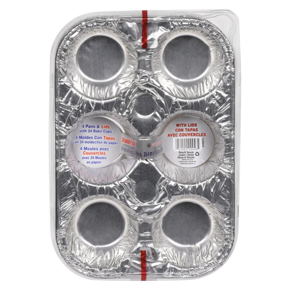 HANDI-FOIL MUFFIN MOLDS, 6 X 4 UN