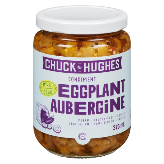 CHUCK HUGHES MILD EGGPLANT, 12 X 375 ML