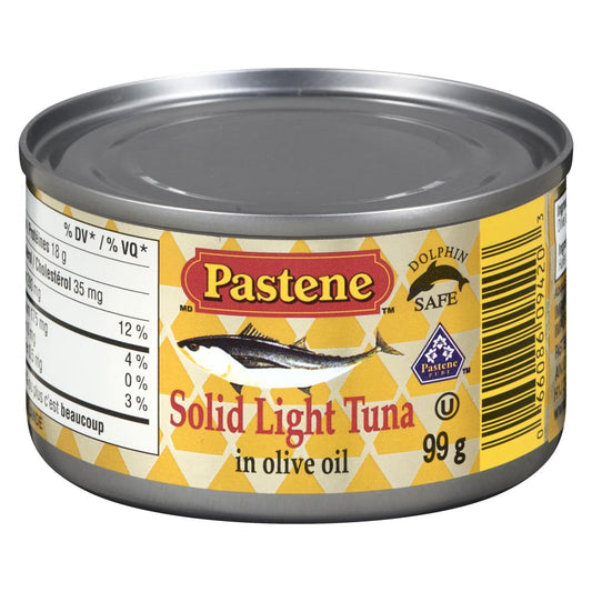 PASTENE WHOLE TUNA IN OLIVE OIL, 48 X 99 G