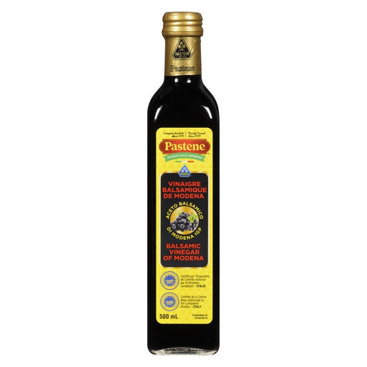 PASTENE BALSAMIC VINEGAR, 12 X 500 ML