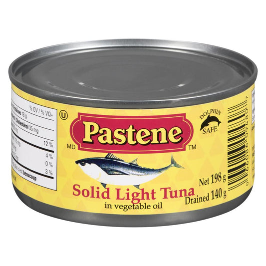 PASTENE WHOLE LIGHT TUNA, 48 X 198 G