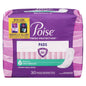 POISE LIGHT ABSORBENCY PADS, 4 X 30 UN