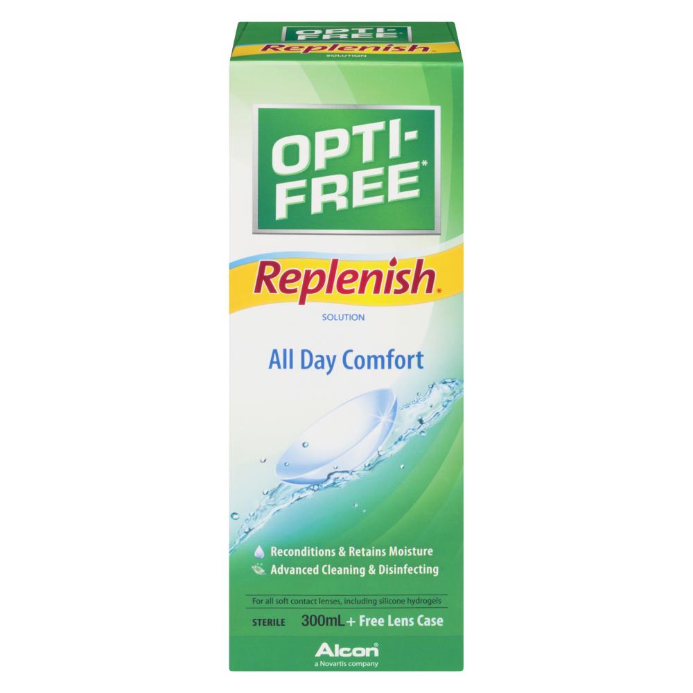 ALCON OPTI-FREE REPLENISH SOL, 6 X 300 ML