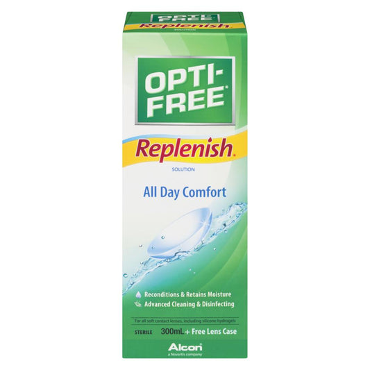 ALCON OPTI-FREE REPLENISH SOL, 6 X 300 ML