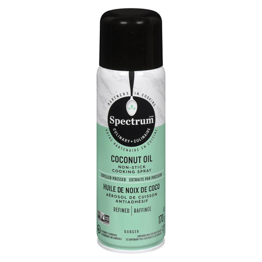SPECTRUM COCONUT OIL SPRAY, 6 X 170 G