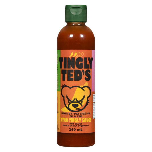 TINGLY TED'S XTRA TINGLY SAUCE, 10 X 249 G