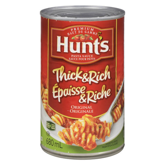 HUNT'S SPAGHETTI TOMATO SAUCE, 12 X 680 ML